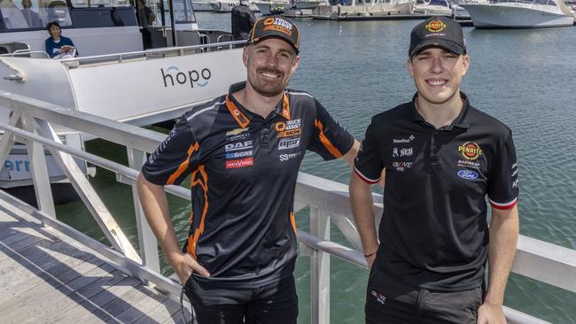 Jack Le Brocq and Matt Payne ahead of the 2023 Boost Mobile Gold Coast 500, Event 11 of the Repco Supercars Championship. Picture: Mark Horsburgh