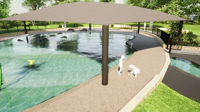 Concept images for a refurbishment of the Tusmore Wading Pool. Picture: Dash Architects