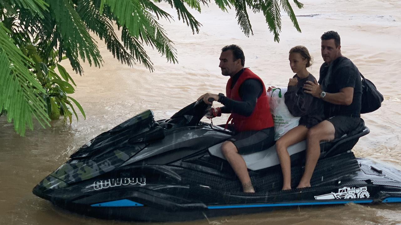 Surfing legend Joel Parkinson also joined the rescue effort.