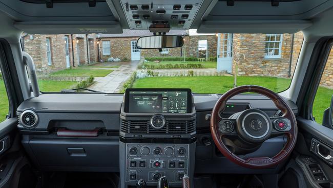 The interior is packed with dials and switches.