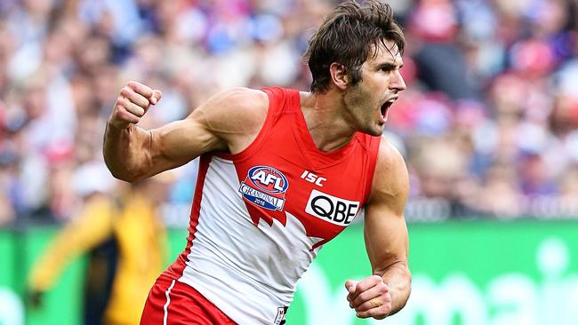 Josh Kennedy in action during the 2016 Grand Final. Picture: Tim Carrafa