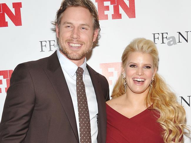 Jessica Simpson and Eric Johnson have three kids. Picture: Mike Coppola/Getty Images