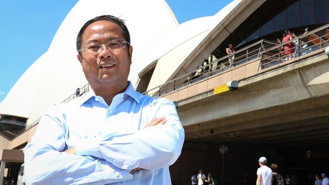 20/12/16  Huang Xiangmo YuHu chairman pictured at the Sydney Opera House. Picture Renee Nowytarger / The Australian