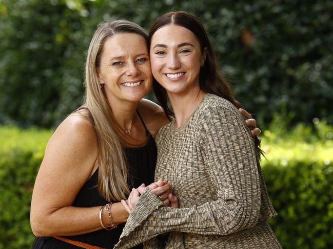 The surgery was successful, and Ms Miller and Ms Shaw have formed a strong bond. Picture: Richard Dobson