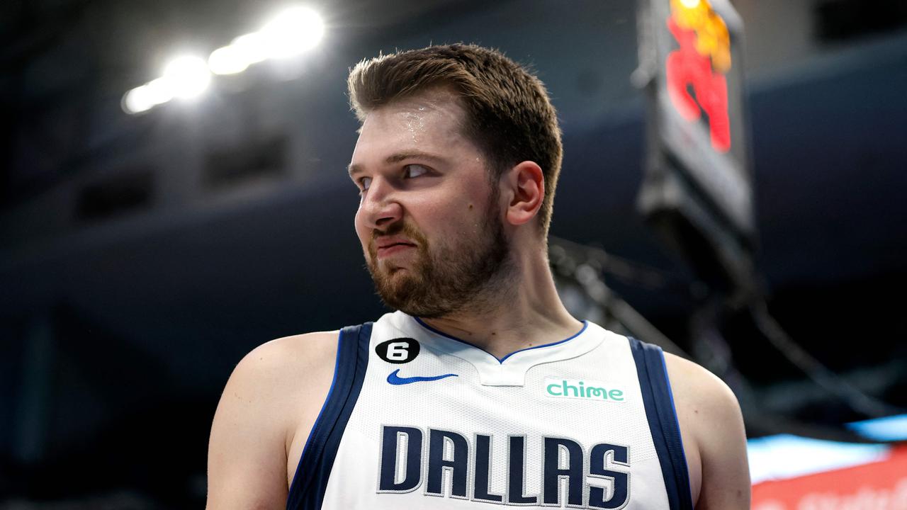 Luka Doncic #77 of the Dallas Mavericks. Tim Heitman/Getty Images/AFP