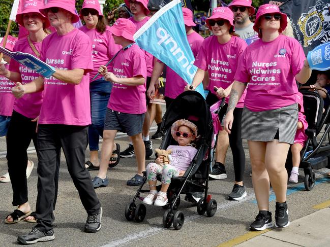 Townsville Labor Day March at Strand Park. Picture: Evan Morgan