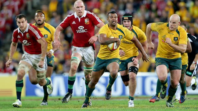 Kurtley Beale shapes as a flyhalf option for the Wallabies.