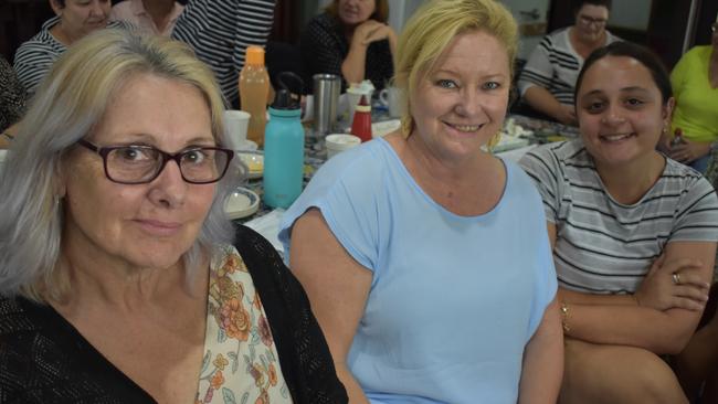 Lyn Bradley, of Beaconsfield, Debbie Teske, of Habana and Alex Kakoniktis, of Kuttabul, spent the morning at a cheesemaking class at Habana. Photo: Janessa Ekert