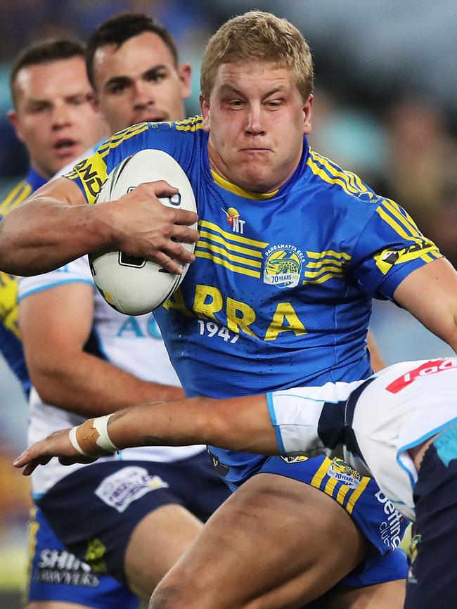 Eels prop Daniel Alvaro. Picture: Phil Hillyard