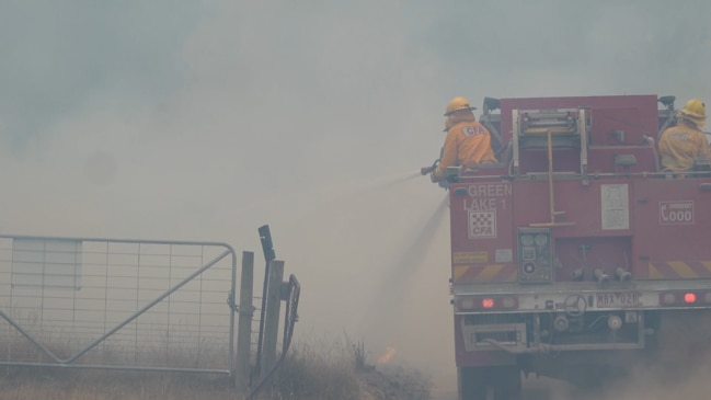 Dereel bushfire suspicious - 117 homes saved