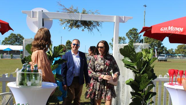POP UP POLO BUNDABERG 2021: People begin to enter the VIP section at the polo.