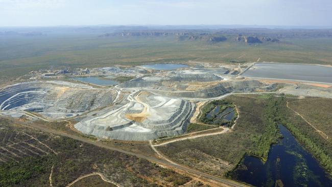 The Ranger uranium mine, owned by Energy Resources of Australia.