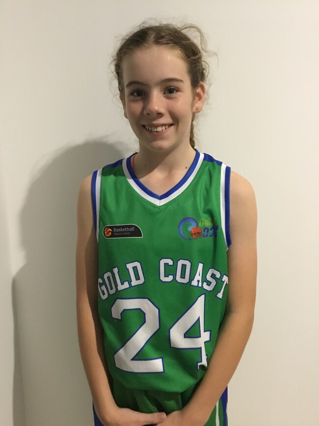 Gold Coast basketball junior Georgia Fleming. Picture: SUPPLIED