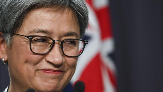 Foreign Minister Penny Wong will visit China to mark the 50th anniversary of diplomatic relations between the two countries. Picture: NCA NewsWire / Martin Ollman