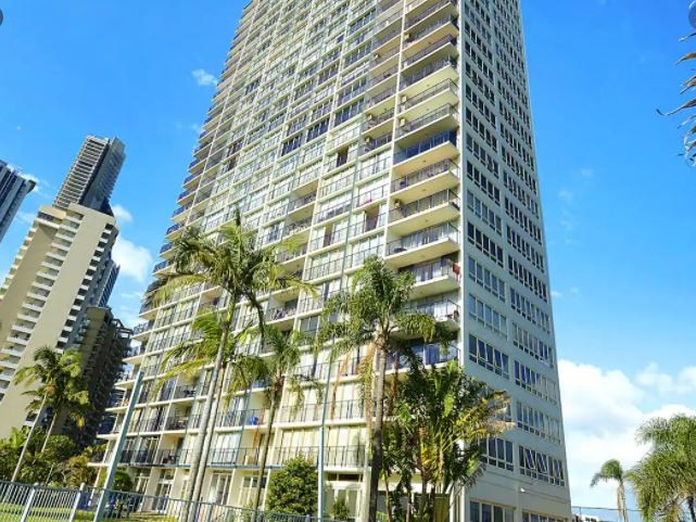 The woman reportedly fell from the Condor Units at Surfers Paradise. Picture: Supplied