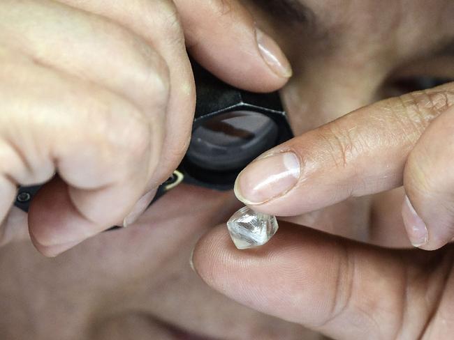 The G7 is set to target the Russian diamond trade in its latest suite of sanctions against the country. Picture: AFP