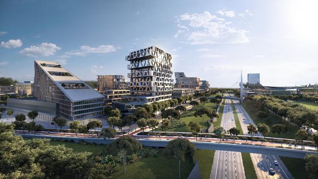 An artist’s impressions of Australian Education City. Picture: Supplied