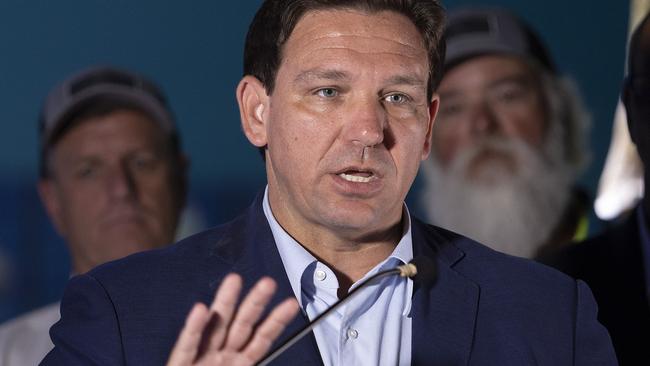 Florida Governor Ron DeSantis who many have said has all Trump’s polices – but none of the drama. Picture: Joe Raedle/Getty Images/AFP