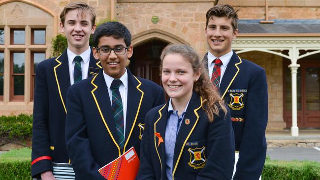 Scotch College students. Picture: Brenton Edwards