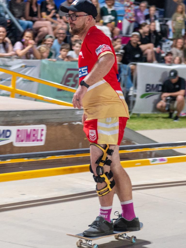 Donny Fraser at Rumble On The Reef Sugar Bowl Skatepark Saturday 23 September 2023 Picture:Michaela Harlow