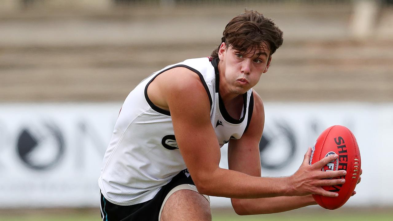 Ollie Lord is entering his second season at Port Adelaide. Picture: Sarah Reed