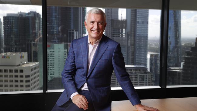 Virgin Money chief executive David Duffy in a recent visit to Sydney. Picture: Jane Dempster/The Australian