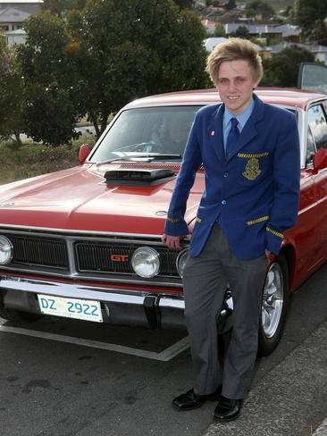 James Smith arrived in an XY Falcon ute.