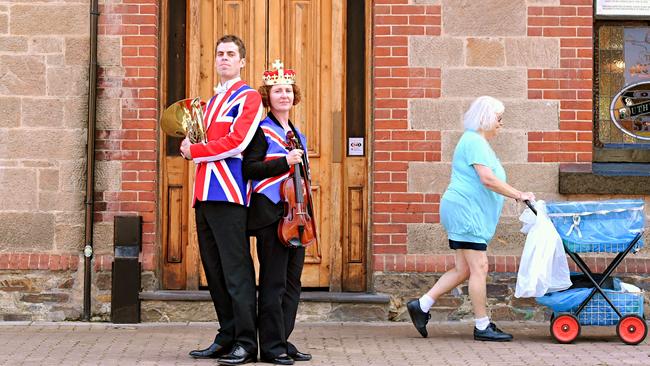 Brits, pictured in Adelaide, say they feel like a bit of a joke. Picture: Roy Van Der Vegt.