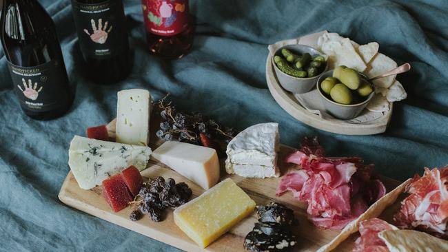 Handpicked Wines’ wine and cheese pack. Picture: Nastia Gladushchenko