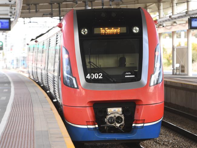 FILE PHOTOS OF ADELAIDE TRANSPORT.Adelaide Metro. Stock photos of Trams, Busses, Trains around Adelaide CBD Goodwood Train Station on the 3rd July, 2020. Picture: Tricia Watkinson