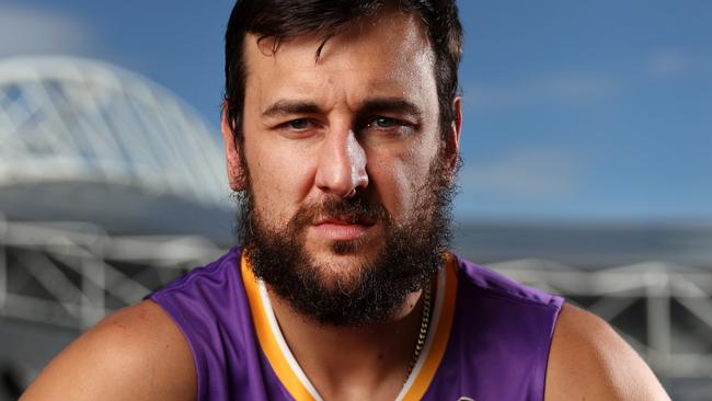 Andrew Bogut worries the plans will be blocked at the last minute by “politics”. Picture: Jonathan Ng