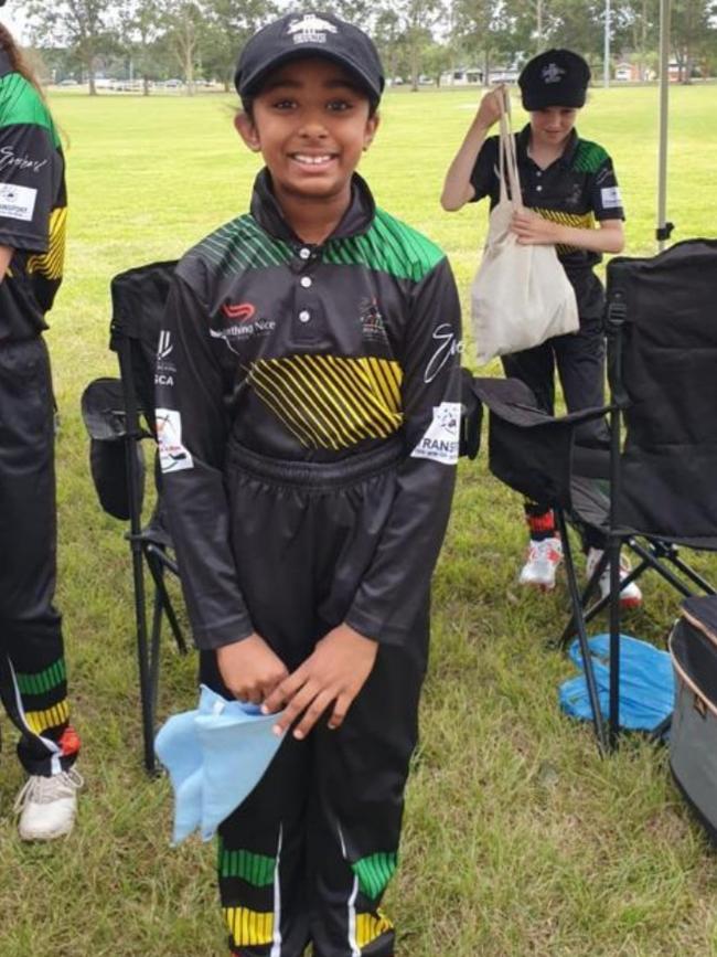 10-year-old Kaya Kumar representing Penrith. Picture: Contributed