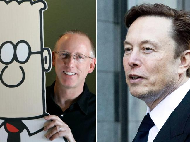 Elon Musk has back the creator of Dilbert.