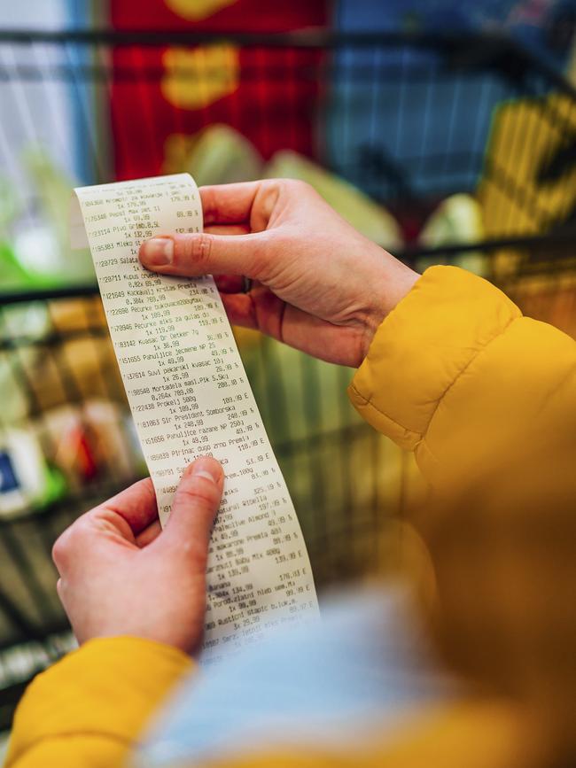 Grocery bill stress is soaring in Australia. Picture: iStock