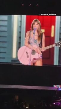 Taylor Swift reveals supporting act Sabrina Carpenter's reaction to encountering the rapturous Sydney crowd of the Eras Tour at Accor Stadium, calling them 