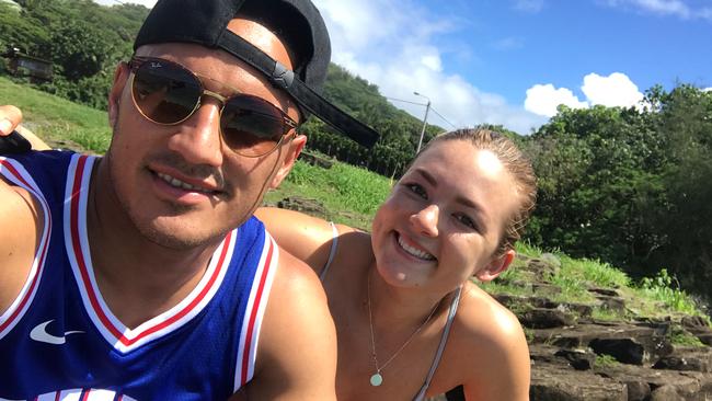 Natalia O’Toole’s Cronulla job has nothing to do with boyfriend Valentine Holmes.