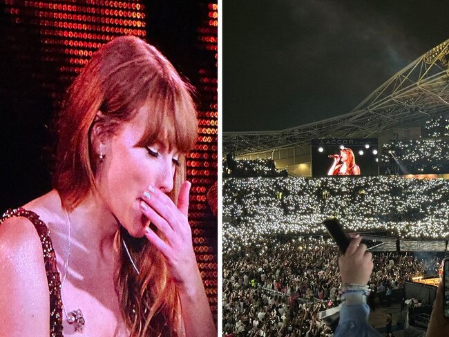 ‘You win’: Sydney audience shocks Taylor