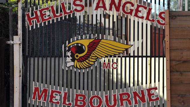 HQ for the Hells Angels motorcycle club on Heidelberg Road in Alphington