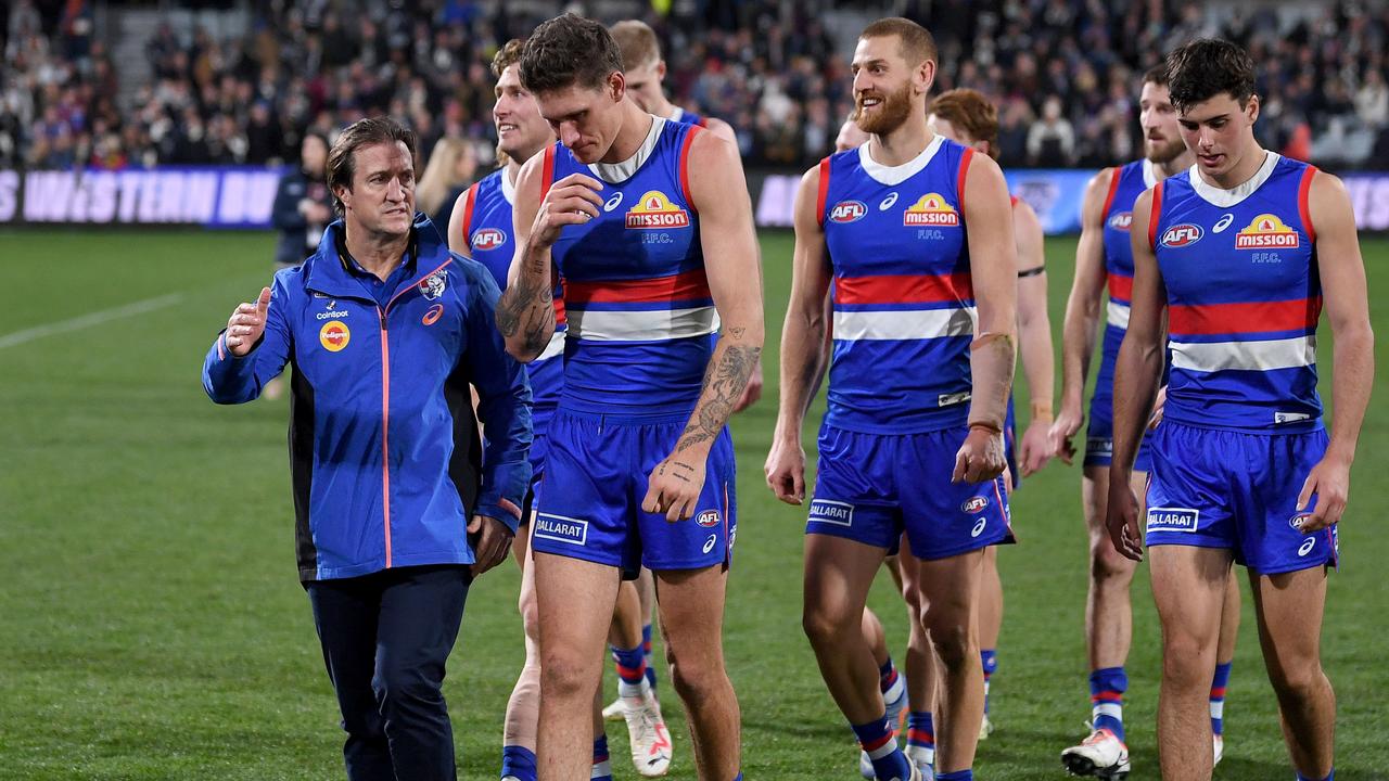 The Bulldogs fell short of the top eight despite a final-round win over Geelong. Picture: Morgan Hancock/Getty Images