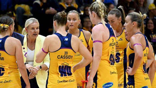 Belinda Reynolds’ Lightning have made a habit of losing close games. Picture: Getty Images