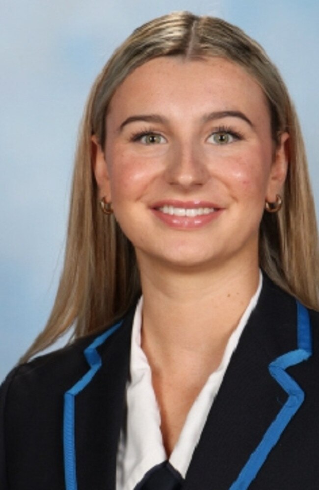 Kawana Waters State College Captain Olivia Emsden.