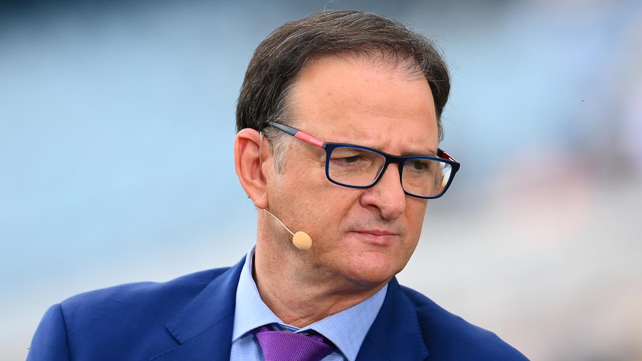 Mark Waugh appeared to snap at a co-commentator during the Second Test. (Photo by Quinn Rooney/Getty Images)