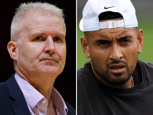 Nick Kyrgios took aim at Andrew Gaze