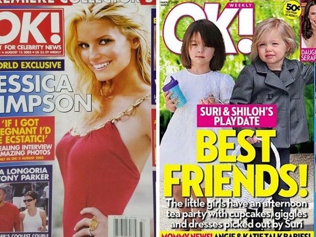With the US edition of OK! set to cease publication afte 17 years, take a look back at the wild, catastrophic times of the celebrity weekly magazine. Pictures: Page Six