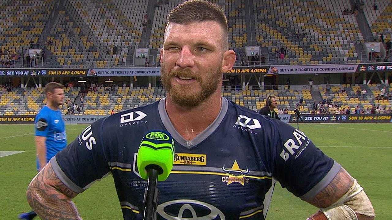 Josh McGuire was fuming after the Cowboys loss to the Titans.