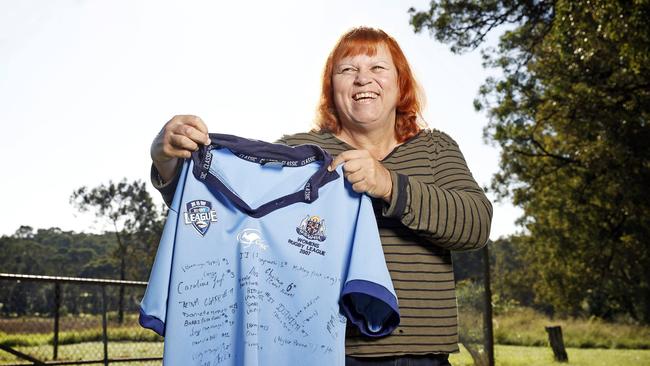 Caroline Layt is rugby league’s first transgender player. Picture: Tim Hunter.