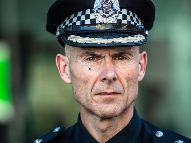 Victoria Police Deputy Commissioner Andrew Crisp. Picture: Stuart Walmsley