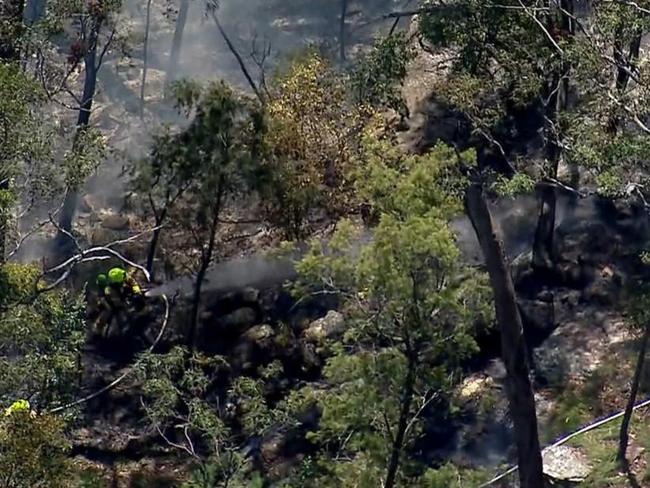 NSW Ambulance confirmed two people were inside one of the planes. Picture: 7News