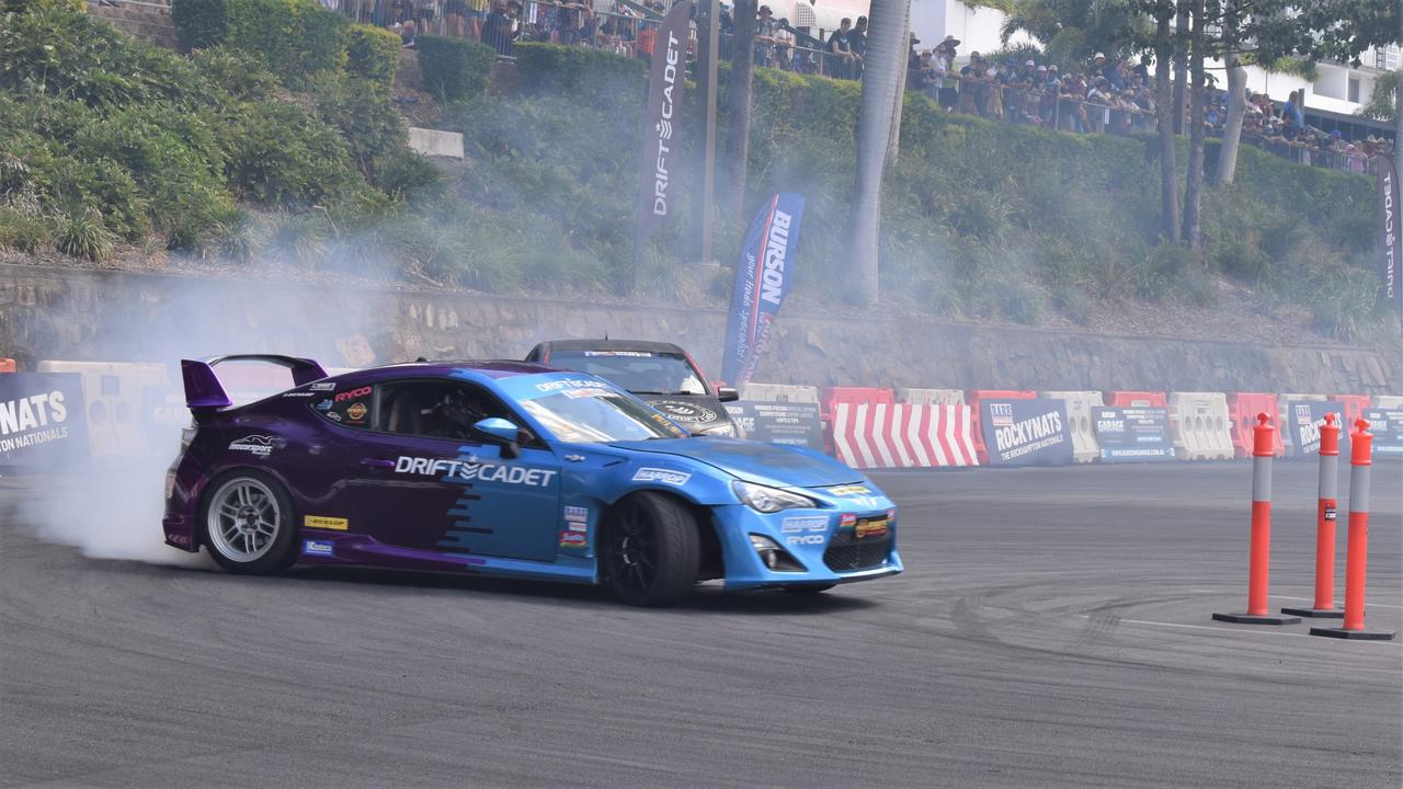 Drifting at Rockynats 2022 on Sunday April 17.