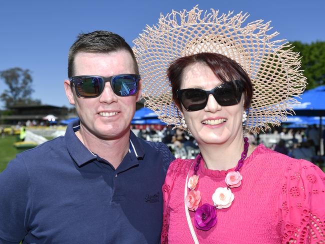 Apiam Bendigo Cup was held at Bendigo Racecourse, Bendigo, Victoria, on Wednesday, October 30th, 2024. Pictured enjoying the horse racing carnival are Anthony and Stacey Picture: Andrew Batsch